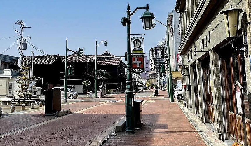 野口英世青春通街景