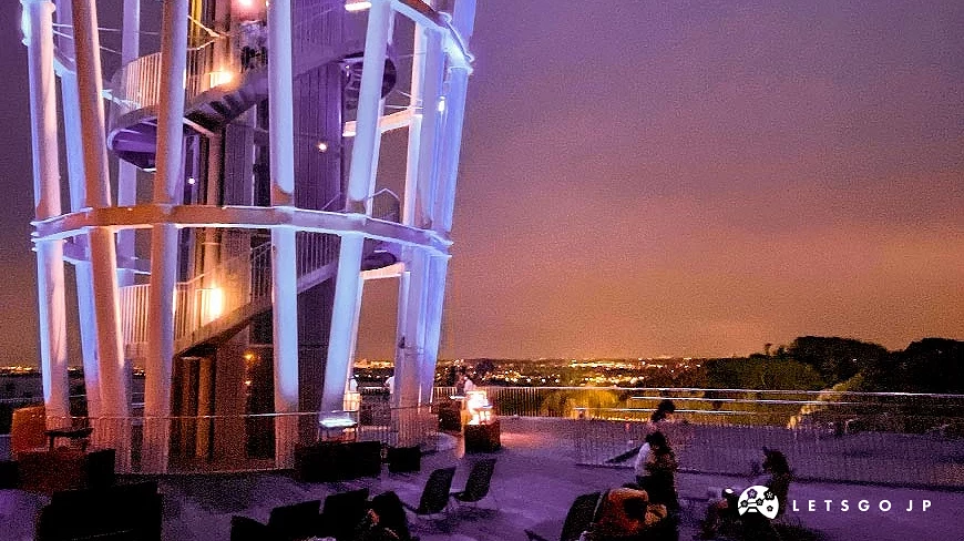 江之島海蠟燭展望台燈塔夜景