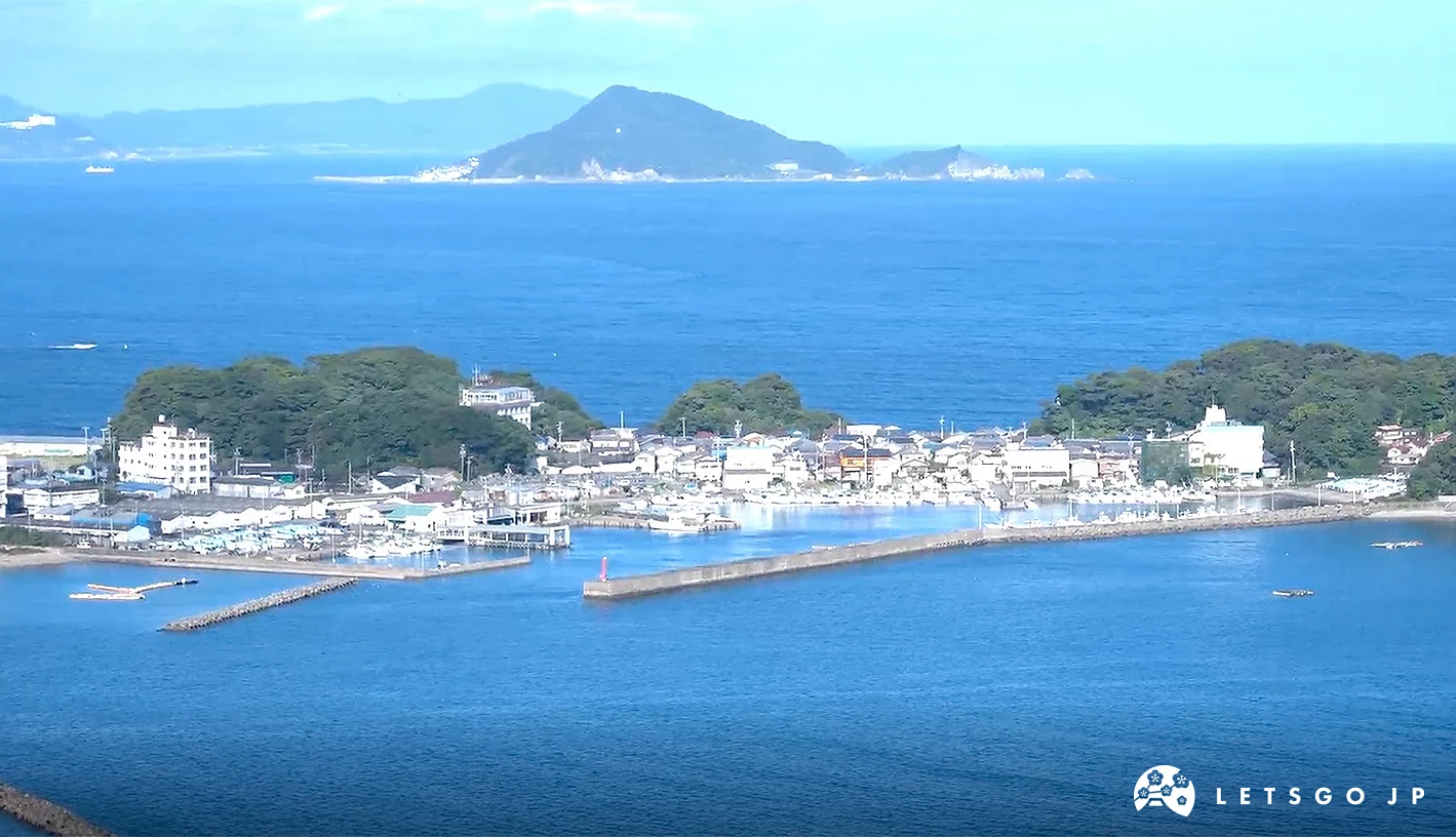 從「天望山 RAY FIELD」俯瞰鳥羽灣與群島