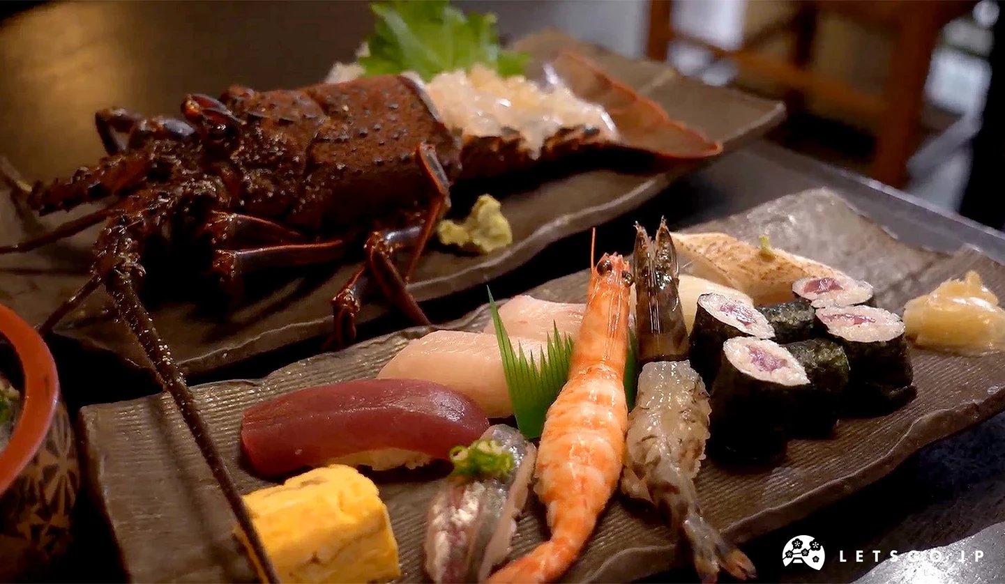 「Marumitsu Sushi」的握壽司