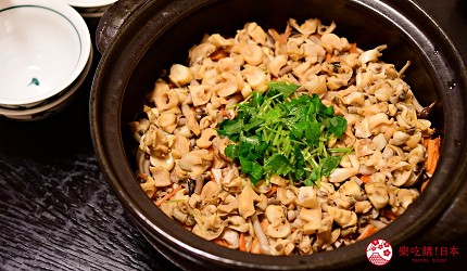 日本富山縣魚津市內的海風亭吃得到的螺肉飯