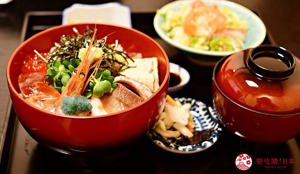 日本富山縣魚津市才吃得到的海鮮丼飯
