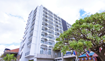 “沖繩自由行住宿公寓式飯店Monpa美濱美國村日落海灘