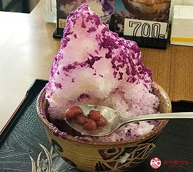 “龜堂善哉招牌品項「紅芋黑糖善哉冰」”