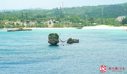 沖繩旅遊孝親自由行推薦必去景點「萬座毛」附近的草繩結
