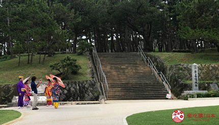 “座喜味城跡境內適合散策”
