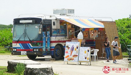 “殘波岬公園的餐車”