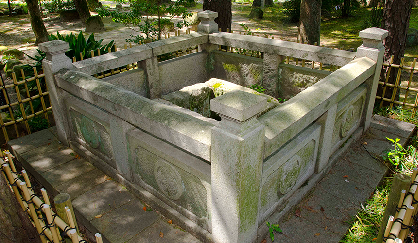 岡崎公園裡的井