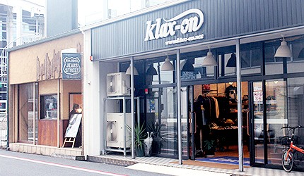 日本岡山兒島牛仔褲街店家示意圖