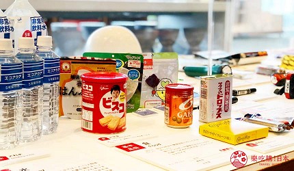 神戶親子寓教於樂景點推薦「人與防災未來中心」（人と防災未来センター）的救急應變物資