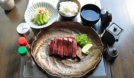 神戶三宮和牛推薦「寅松の肉たらし」的午餐時段