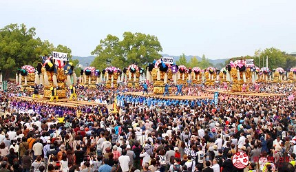 四國愛媛新居濱市景點太鼓祭
