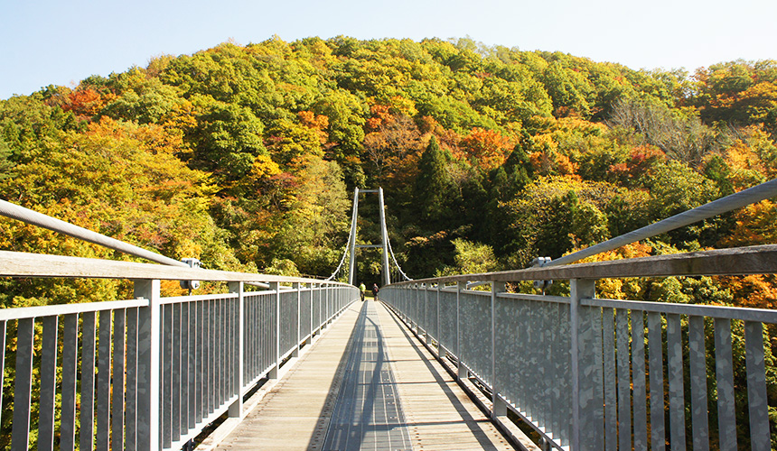 東北地區第一大吊橋山彥吊橋（やまびこ吊り橋）