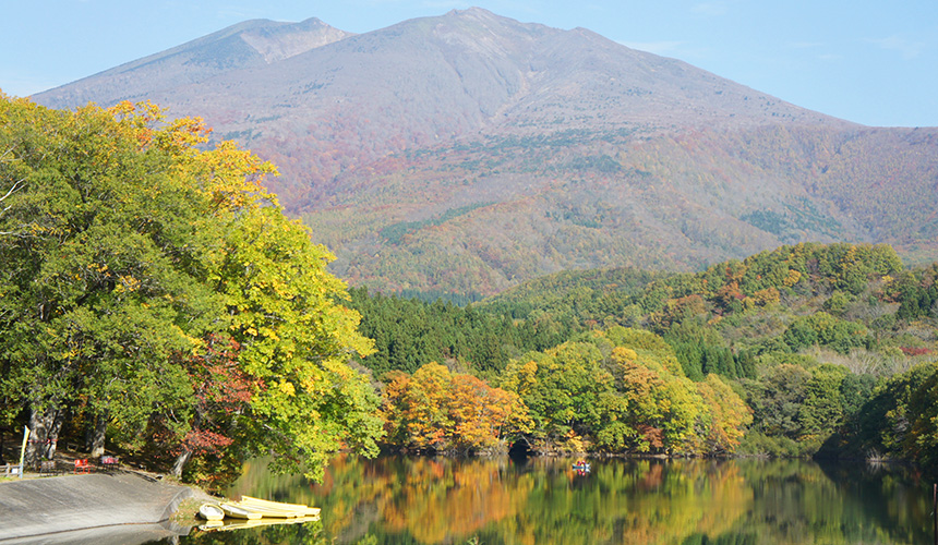 宮城縣南部的長老湖、不忘山
