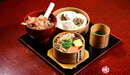 東北福島必吃美食5選爆餡圓盤餃子超多汁、奶油厚片吐司奶香爆發最推薦推介的元祖輪箱飯・割烹・会津料理 田季野會津物語套餐