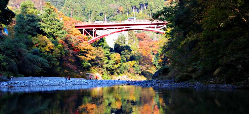 御嶽御岳山奧多摩湖賞楓紅葉散步一日遊