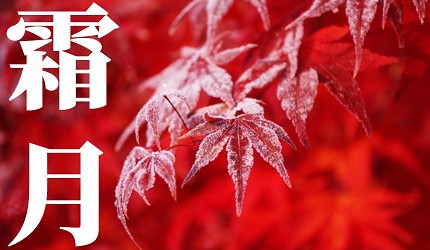 日本節氣12月份別稱由來日語霜月