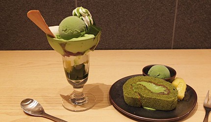 林屋新兵衛抹茶甜點