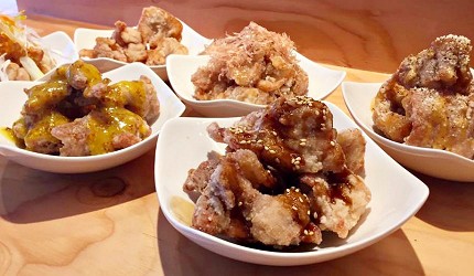 らんまん食堂的炸雞可選醬料