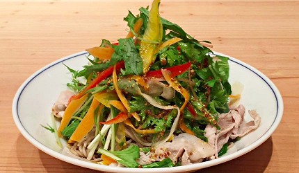 ご馳走そば そら「8種類蔬菜豬肉蕎麥」
