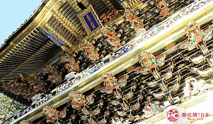 日光東照宮的陽明門近照
