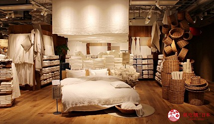 無印良品銀座旗艦店五樓床組