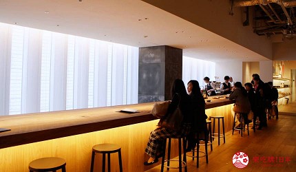 無印良品銀座六樓沙龍吧台空間