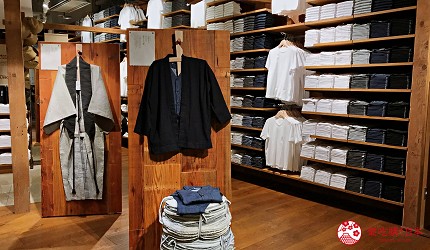 無印良品銀座旗艦店二樓男裝