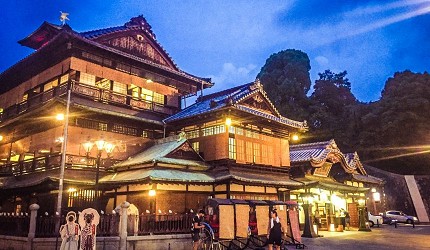 日本溫泉旅館常用漢字單字總整理的溫泉旅館形象圖