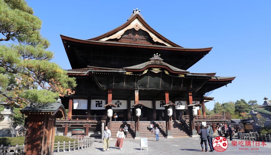 用萬歲PASS 2日乘車券可以去到的長野善光寺